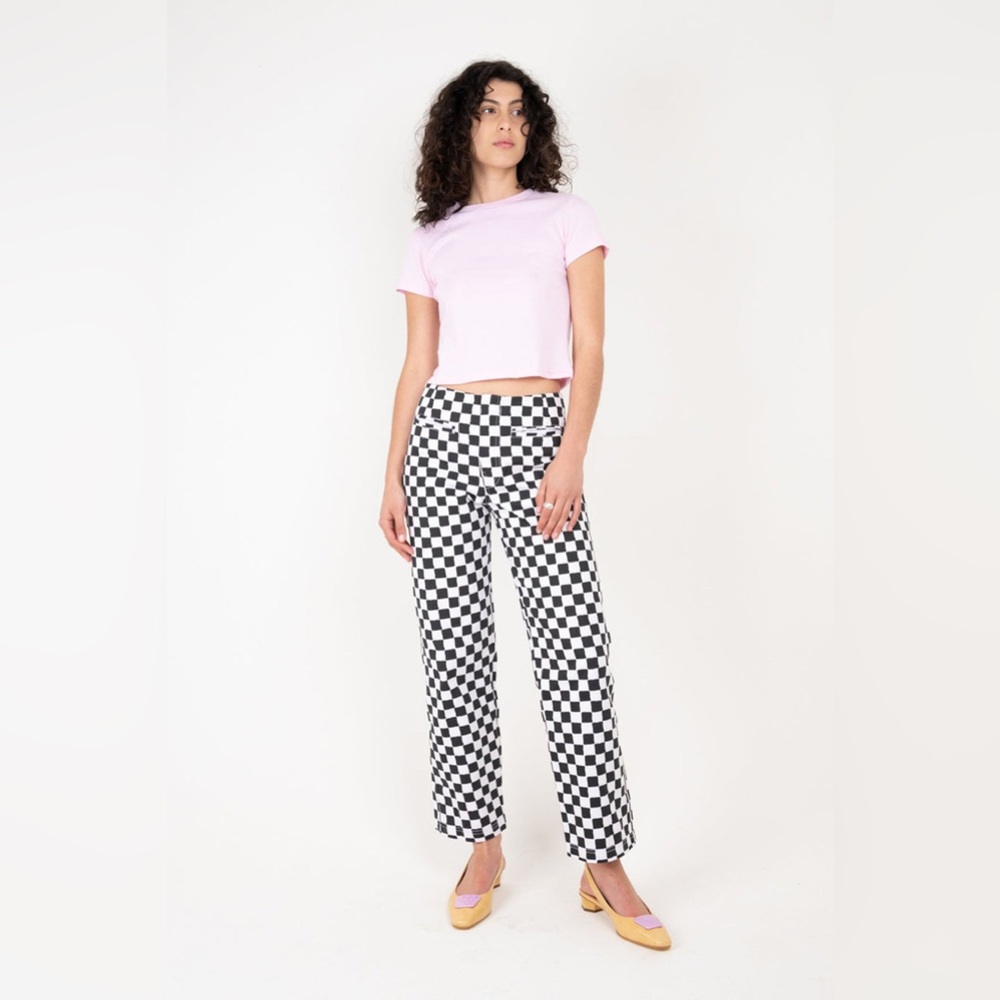 *NWT* Holiday The Label Kokomo Pant - Black (Checkered)